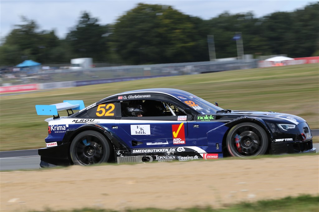 Nymark Racing Academy med helt fremme til GP Danmark - Christoffer Christensen.
(Foto: Motorsporten.dk)